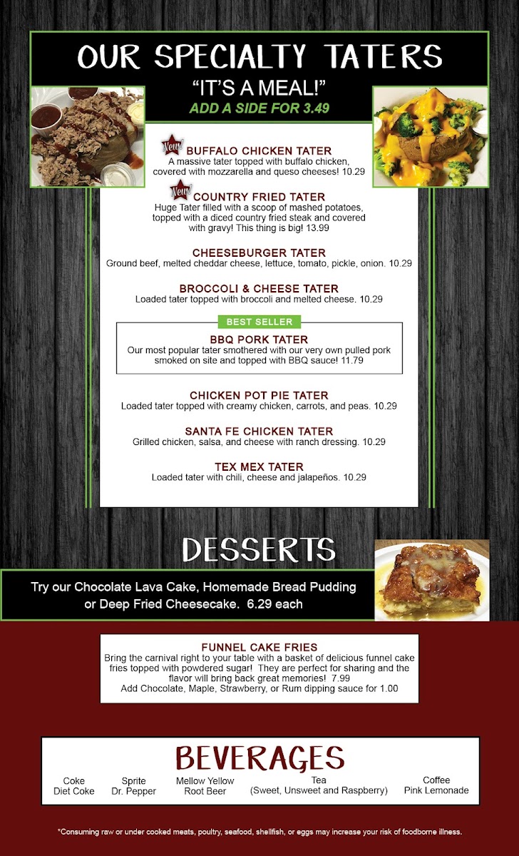 Menu - Tater Patch photo 2