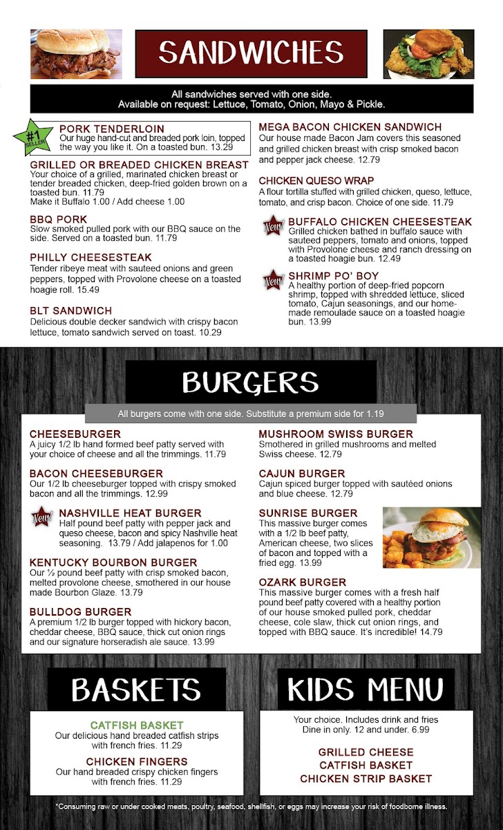 Menu - Tater Patch photo 4
