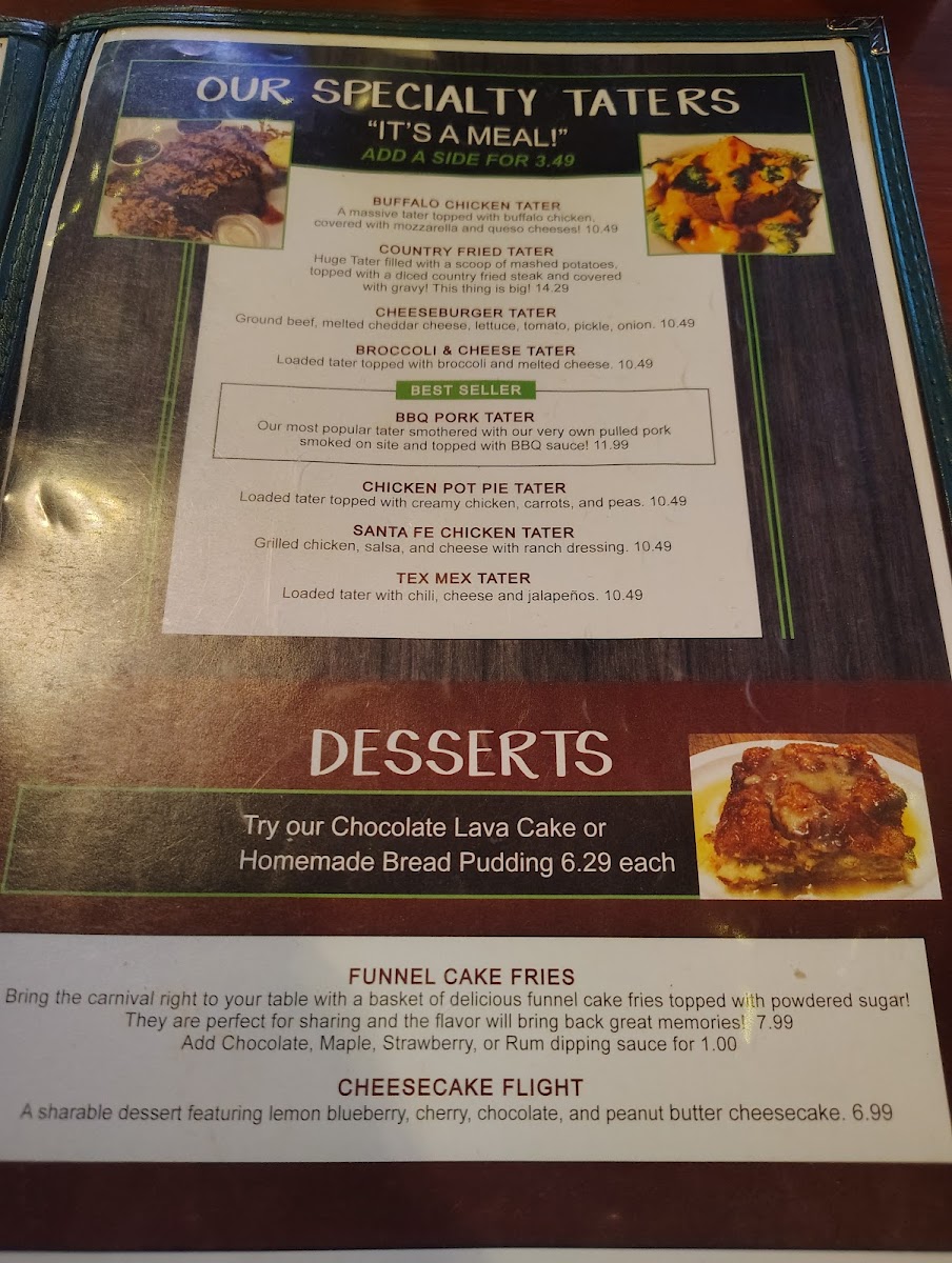Menu - Tater Patch photo 7